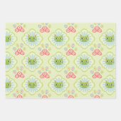 Daisy Kat Face Spint-fect Verjaardagsfeest Inpakpapier Vel (Voorkant 3)