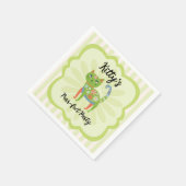 Daisy Kat Face Spint-fect Verjaardagsfeest Servet (Hoek)