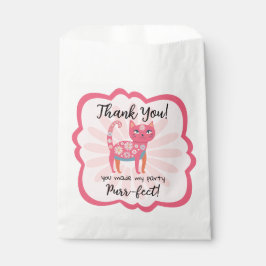 Daisy Kat Gezicht Spint-effect Verjaardag Bedankzakje