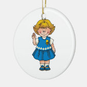 Daisy Keramisch Ornament (Links)