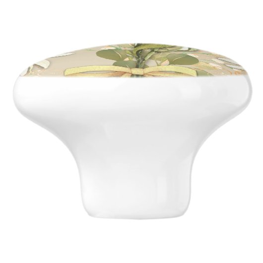 Daisy Keramische Knop (Zijkant)