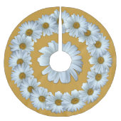 Daisy kerstboom Daisy Flowers Tree Skirt Kerstboom Rok (Voorkant)
