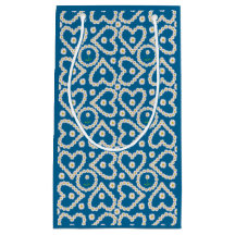  Daisy Kettingen op Blauw, Custom Gift Bag