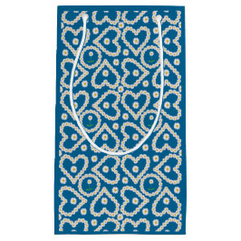  Daisy Kettingen op Blauw, Custom Gift Bag Klein Cadeauzakje