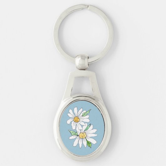 Daisy Key ring Sleutelhanger (Voorkant)