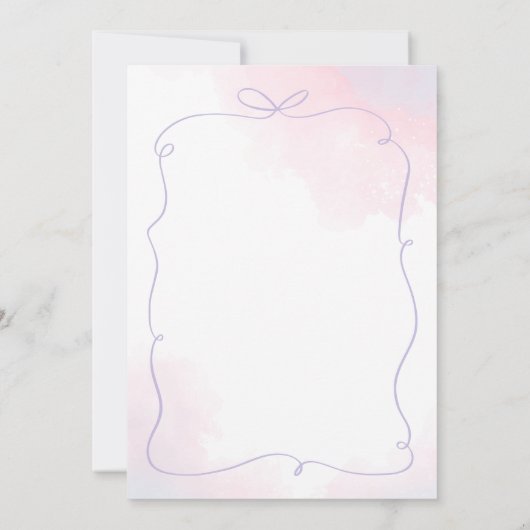 Daisy Kleurrijke Handgetekende 1e Verjaardag Rainb Kaart (Achterkant)