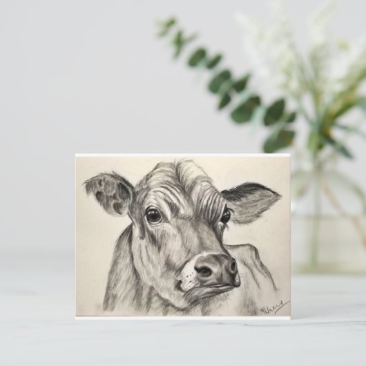 Daisy Koe greetings card Kaart (Staand voorkant)