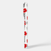 Daisy-krabbels in rood en zwart Case-Mate iPhone case (Achterkant / Links)
