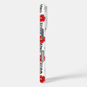 Daisy-krabbels in rood en zwart Case-Mate iPhone case (Achterkant / Rechts)