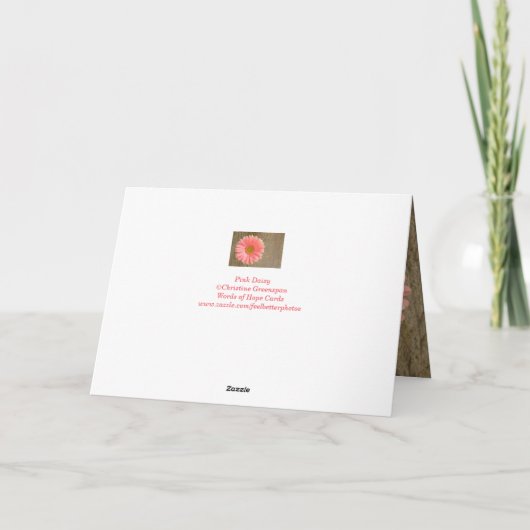 Daisy krijgt een compacte Kaart (Achterkant)