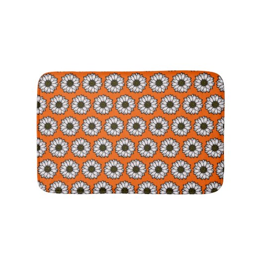"Daisy" Kunstpatroon Badmat (Voorkant)