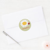 Daisy & Ladybug Feestattributen voor Kinderfeestje Ronde Sticker (Envelop)