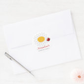 Daisy & Ladybug Gift Party Favorieten Label Sticke (Envelop)
