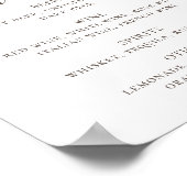 Daisy. Landenflorale drink voor het bruiloft met s Poster (Hoek)