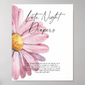Daisy Late night diapers game Poster (Voorkant)