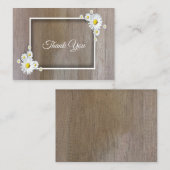 Daisy Lijst op het bos Dank u kaarten Notitiekaartje (Voorkant / Achterkant)