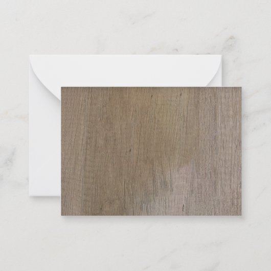 Daisy Lijst op het bos Dank u kaarten Notitiekaartje (Achterkant)