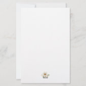 Daisy Lined Stationery Briefpapier (Achterkant)