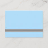 Daisy Lint - Blauw Grijs & Wit Escort Kaart Plaatskaartje (Achterkant)