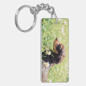 Daisy & Littermates Double Photo Keepomwille Sleutelhanger (Voorkant Links)