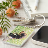 Daisy & Littermates Double Photo Keepomwille Sleutelhanger (Voorkant Rechts)