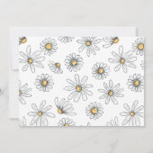 Daisy Little Miss ONEderful Invitation w/Photo - W Kaart (Achterkant)