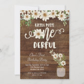 Daisy Little Miss ONEderful verjaardag Kaart (Voorkant)