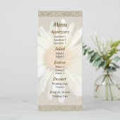 Daisy Looking Up Wedding Menu (Staand voorkant)