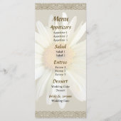 Daisy Looking Up Wedding Menu (Voorkant)