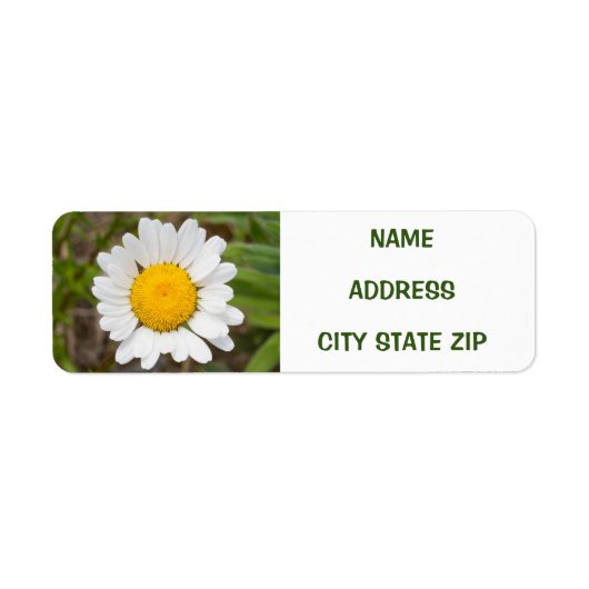 **DAISY LOVER** ADRES ETIKET (Voorkant)