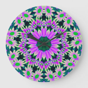 Daisy Lovers Fantasy Fractal Grote Klok