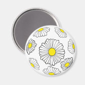 Daisy Magnet (Voorkant / Achterkant)