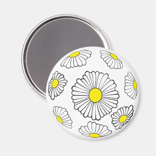 Daisy Magnet (Voorkant / Achterkant)