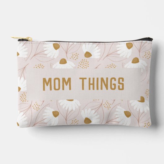 Daisy Make-up Bag Floral Cosmetic Bag Etui (Voorkant)