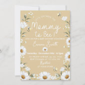 Daisy Mama Voor Bee Baby shower Uitnodiging (Voorkant)