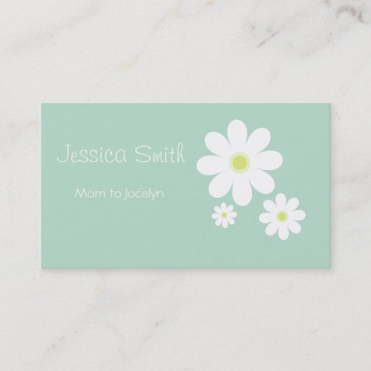 Daisy mammie Calling Card Contactkaartje (Voorkant)