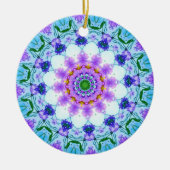 Daisy Mandala Keramisch Ornament (Voorkant)
