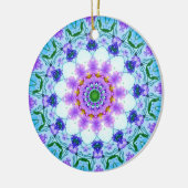 Daisy Mandala Keramisch Ornament (Links)