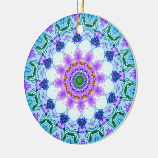 Daisy Mandala Keramisch Ornament (Links)