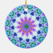 Daisy Mandala Keramisch Ornament (Achterkant)