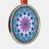 Daisy Mandala Metalen Ornament (Rechts)