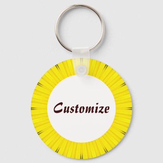 Daisy Mandala Sjabloon 01 Sleutelhanger (Voorkant)