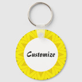 Daisy Mandala Sjabloon 02 Sleutelhanger (Voorkant)