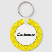 Daisy Mandala Sjabloon 05 Sleutelhanger (Voorkant)