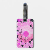 DAISY / MARGUERITE / MARGHERITA BAGAGELABEL (Achterkant verticaal)