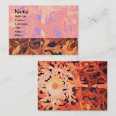 DAISY / MARGUERITE / MARGHERITA VISITEKAARTJE (Voorkant / Achterkant)