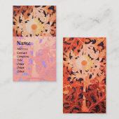 DAISY / MARGUERITE / MARGHERITA VISITEKAARTJE (Voorkant / Achterkant)