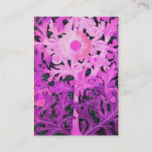 DAISY / MARGUERITE / MARGHERITA VISITEKAARTJE (Achterkant)