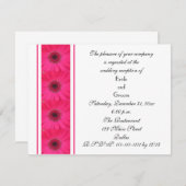Daisy Marriage Reception Only Weddenschap Invitati Kaart (Voorkant / Achterkant)