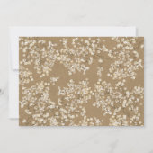 Daisy Mason Jar Kraft Paper Herfst Baby Sprinkle Kaart (Achterkant)